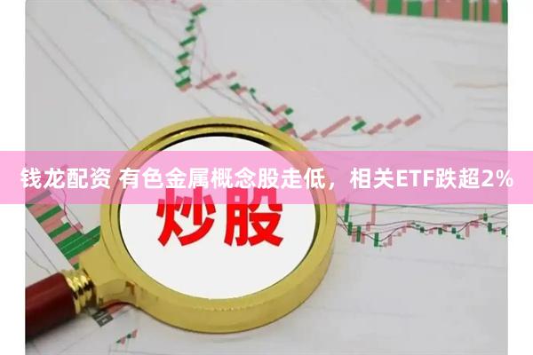 钱龙配资 有色金属概念股走低，相关ETF跌超2%