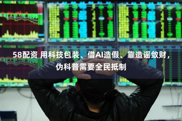 58配资 用科技包装、借AI造假、靠造谣敛财，伪科普需要全民抵制