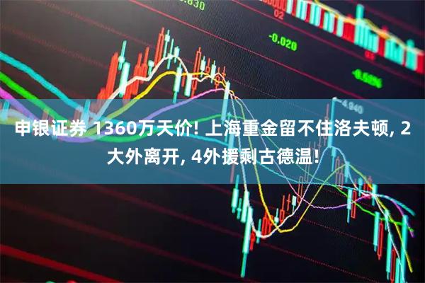 申银证券 1360万天价! 上海重金留不住洛夫顿, 2大外离开, 4外援剩古德温!